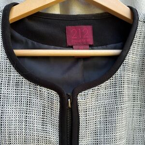 212 Collection Women's Black and White Blazer